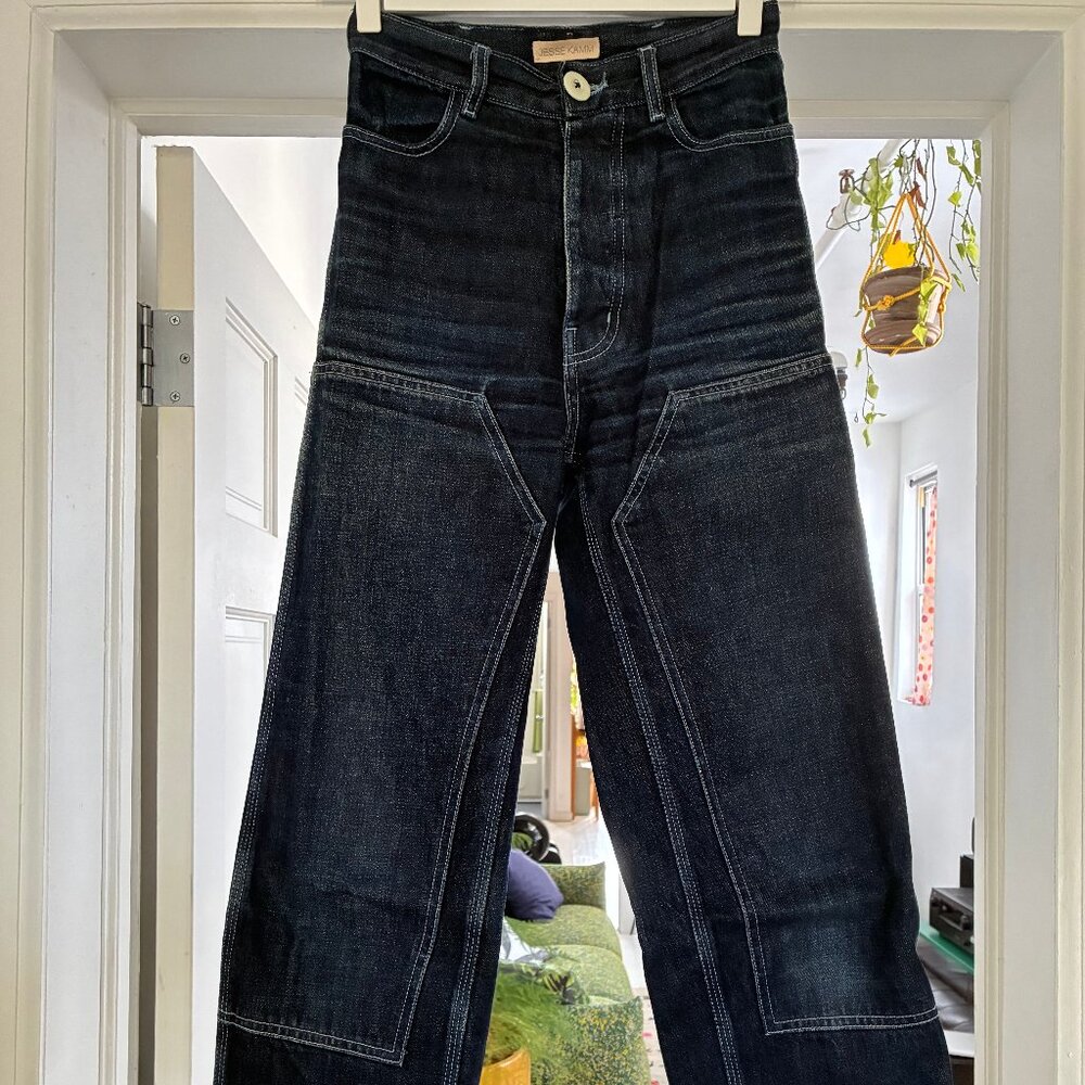 Jesse Kamm Japanese Denim Handy Patchwork Pant size 2